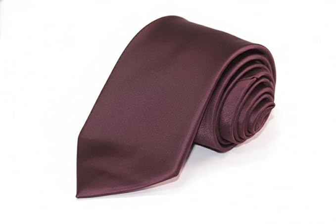 Men’s Premium Tie Set – Formal Neckties for Office, Party & Wedding | Classic Solid Black, Maroon & Grey Striped Tie Combo | Silk Finish Neck Tie Gift Set