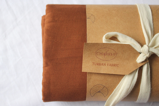 Full Voile Traditional Sikh/Punjab/Sardar Pagri or Turban for Mens- Brown