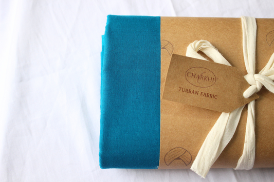 Traditional Punjabi Turban for Men in Deep Blue – Sikh Pagri