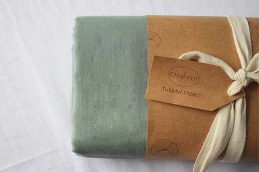 Full Voile Traditional Sikh/Punjab/Sardar Pagri or Turban for Mens-Sage Green